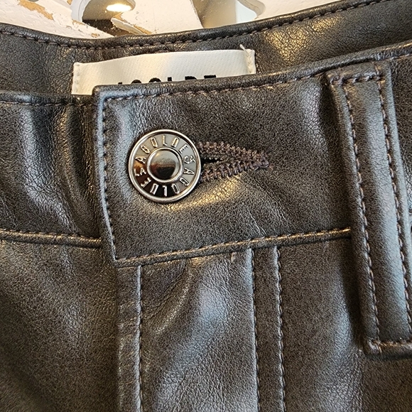 AGOLDE NOLAN PANTS IN SMOKE COLOR NWT WIDE LEG SIZE 24 RETAIL $328 - Picture 13 of 15